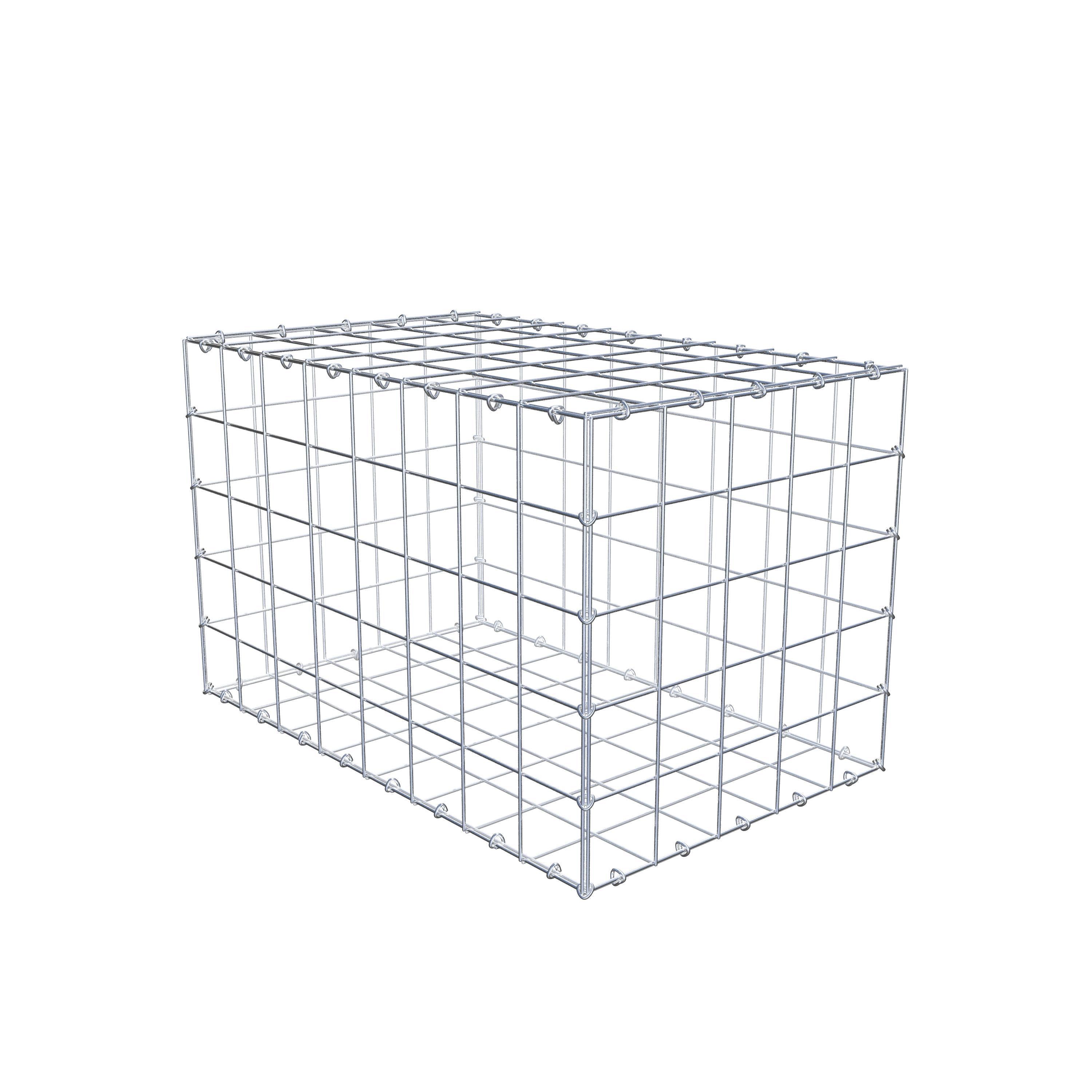 Gabion 80 cm x 50 cm x 50 cm (L x H x D), maskestørrelse 10 cm x 10 cm, C-ring