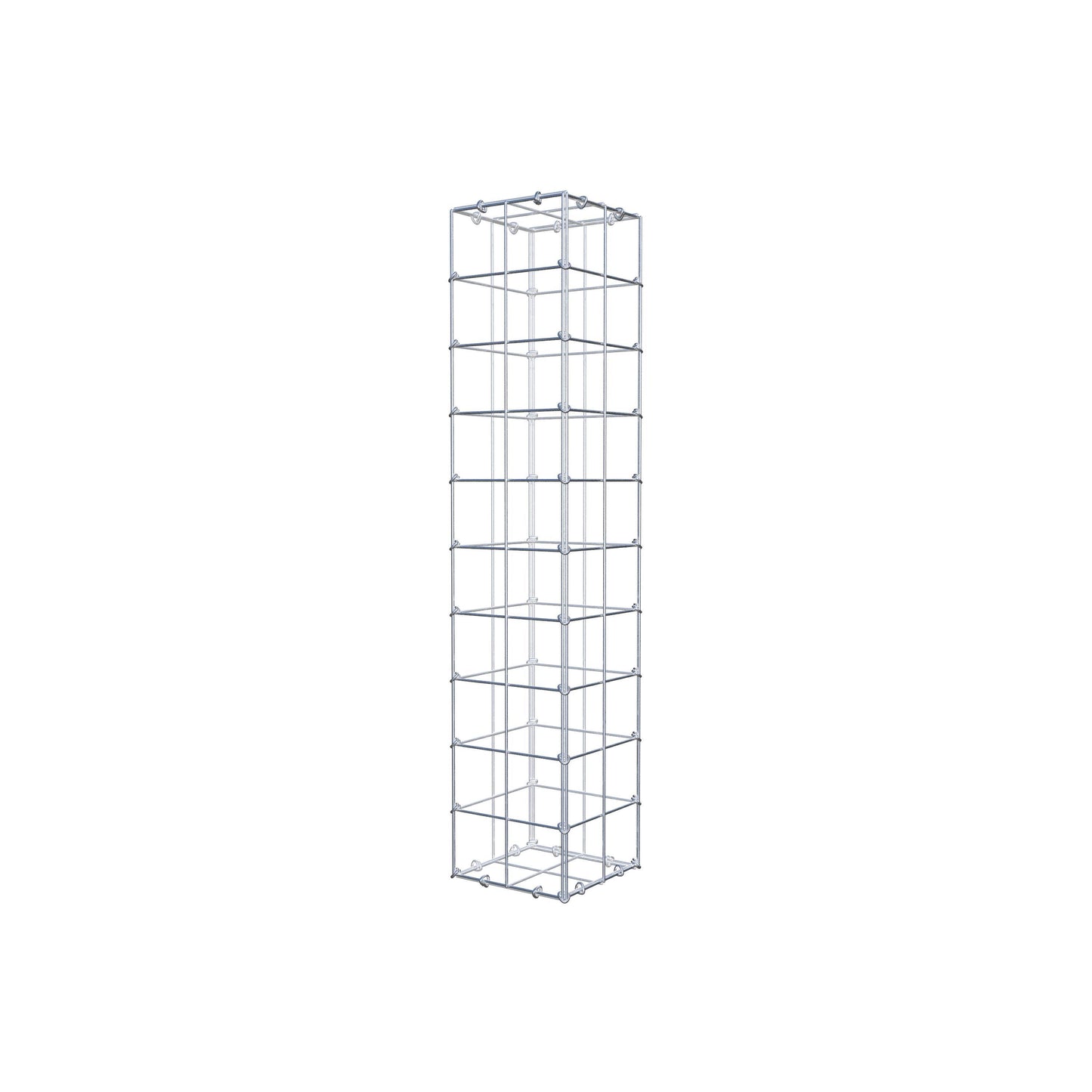 Gabion 100 cm x 20 cm x 20 cm (L x H x D), maskestørrelse 10 cm x 10 cm, C-ring