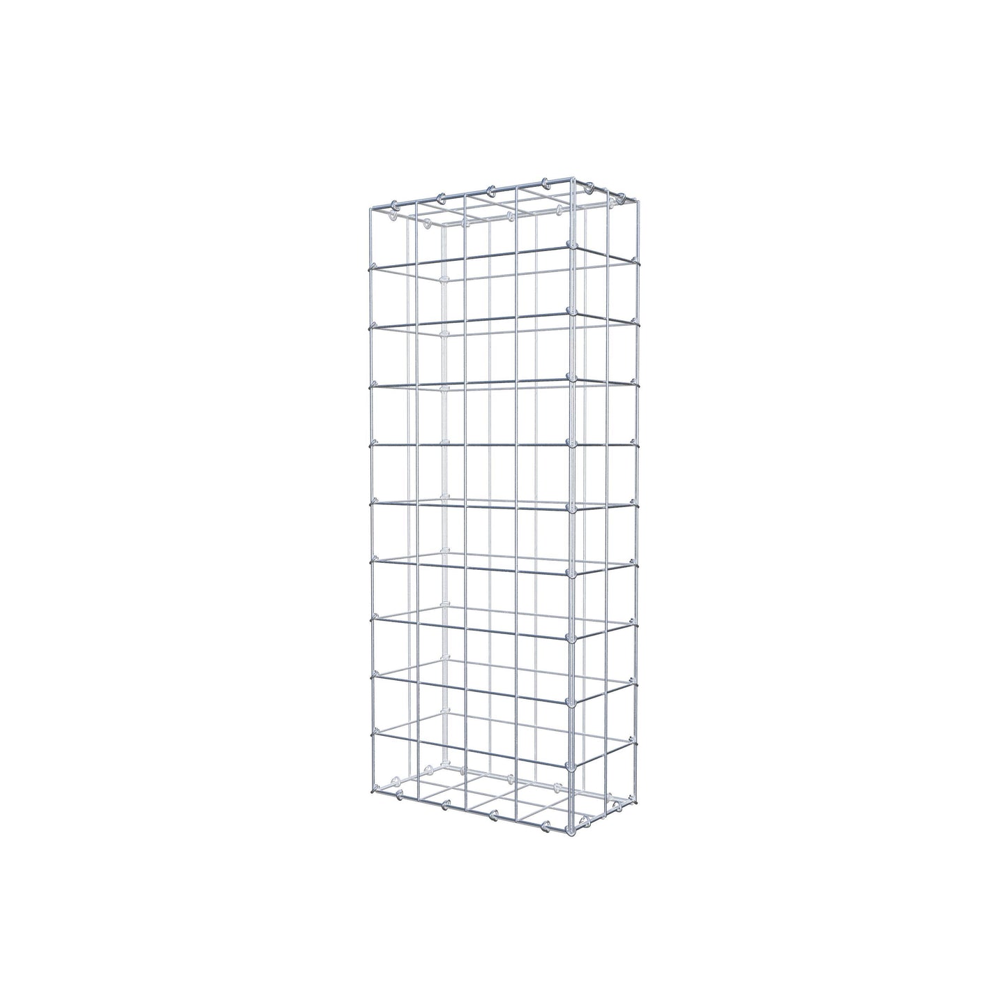 Gabion 100 cm x 20 cm x 40 cm (L x H x D), maskestørrelse 10 cm x 10 cm, C-ring