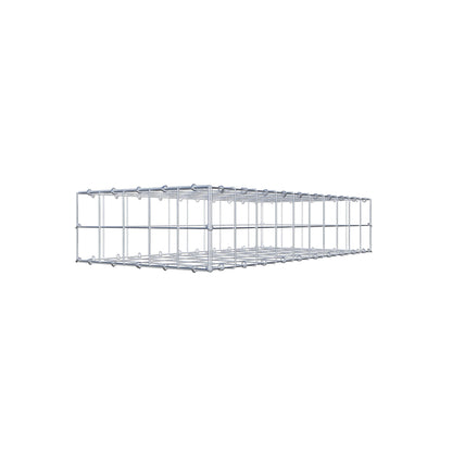 Schanskorf 100 cm x 20 cm x 50 cm (L x H x D), maaswijdte 10 cm x 10 cm, C-ring