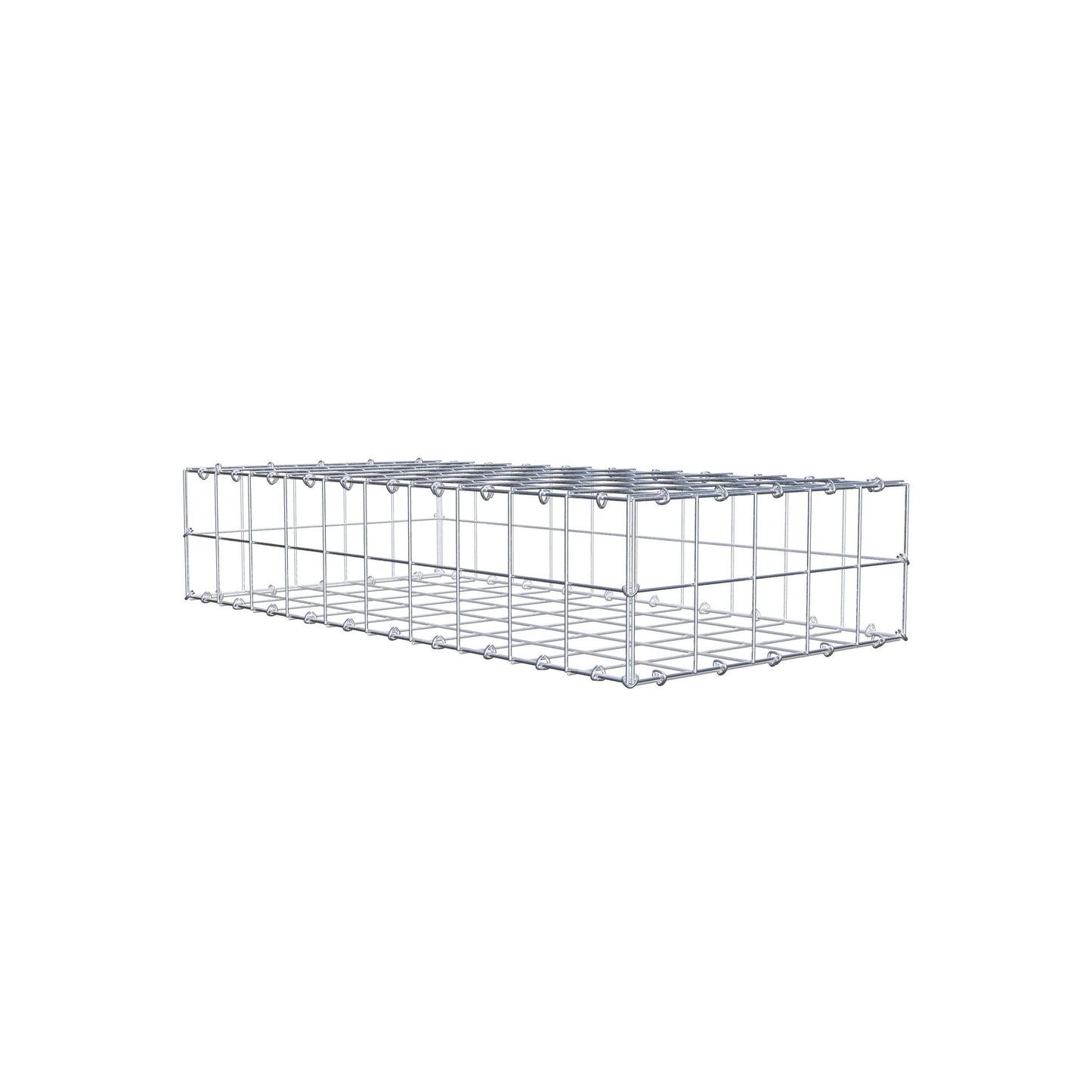 Schanskorf 100 cm x 20 cm x 50 cm (L x H x D), maaswijdte 10 cm x 10 cm, C-ring