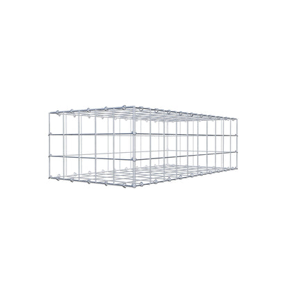 Gabion 100 cm x 30 cm x 50 cm (L x H x D), maskestørrelse 10 cm x 10 cm, C-ring