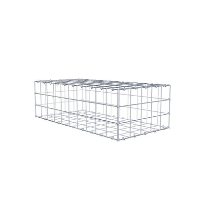 Gabion 100 cm x 30 cm x 50 cm (L x H x D), maskestørrelse 10 cm x 10 cm, C-ring