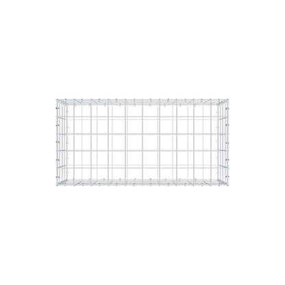 Gabion 100 cm x 40 cm x 50 cm (L x H x D), maskstorlek 10 cm x 10 cm, C-ring