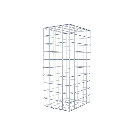 Gabion 100 cm x 50 cm x 40 cm (L x H x D), maskestørrelse 10 cm x 10 cm, C-ring