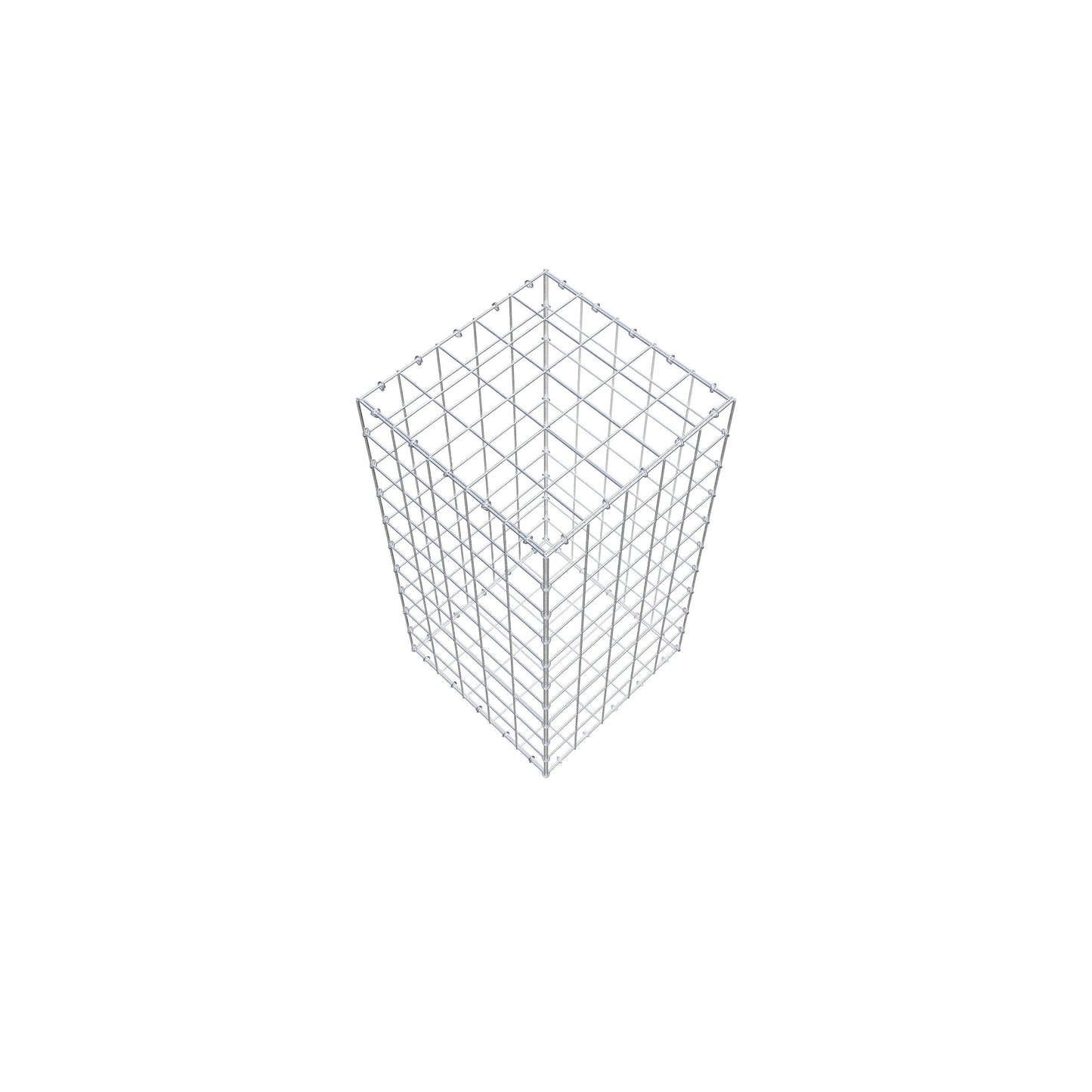 Gabione 100 cm x 50 cm x 50 cm (L x H x T), Maschenweite 10 cm x 10 cm, C-Ring