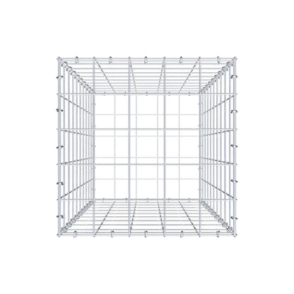Gabione 100 cm x 50 cm x 50 cm (L x H x T), Maschenweite 10 cm x 10 cm, C-Ring