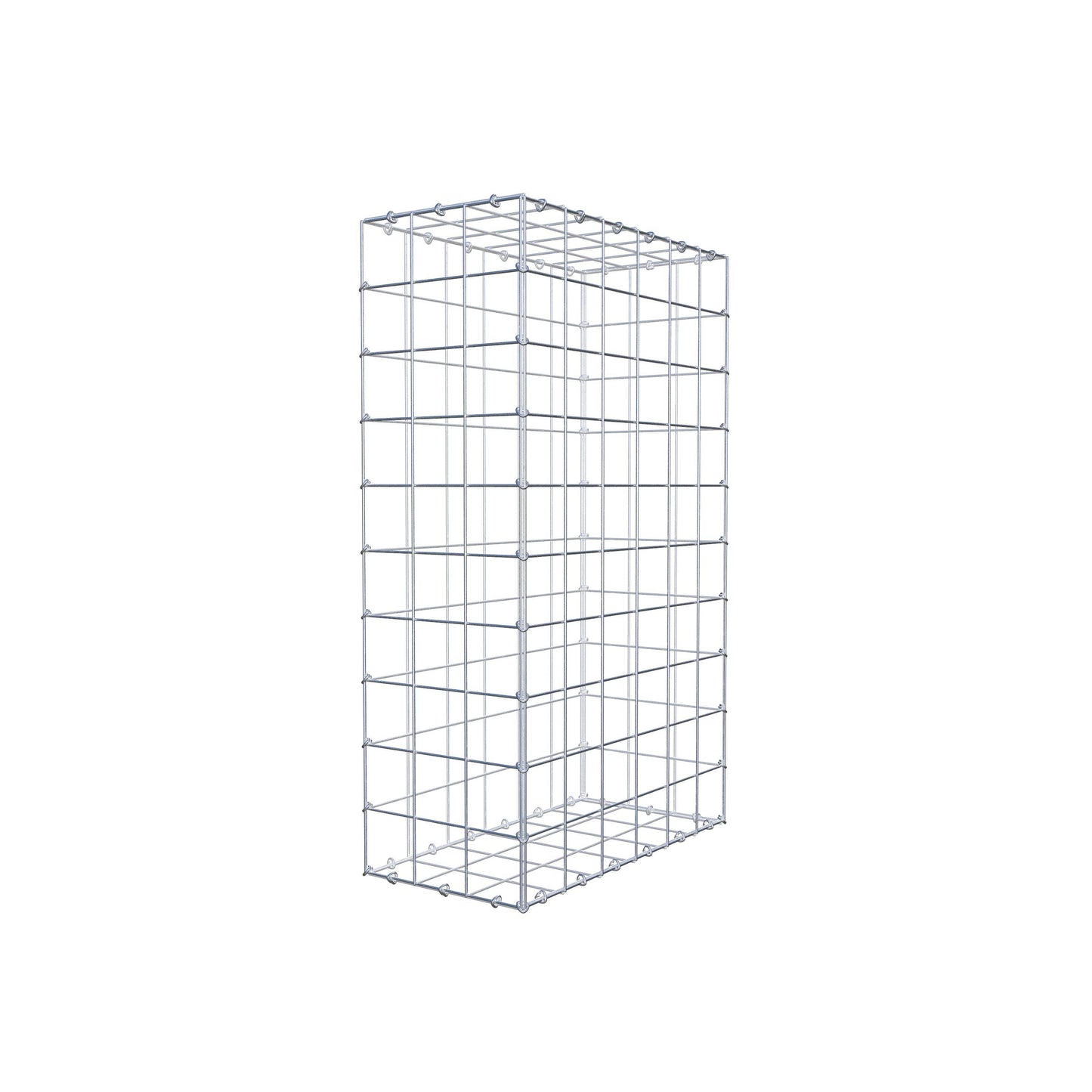 Gabion 100 cm x 60 cm x 30 cm (L x H x D), mesh size 10 cm x 10 cm, C-ring