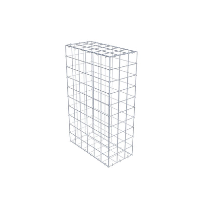 Gabion 100 cm x 60 cm x 30 cm (L x H x D), mesh size 10 cm x 10 cm, C-ring