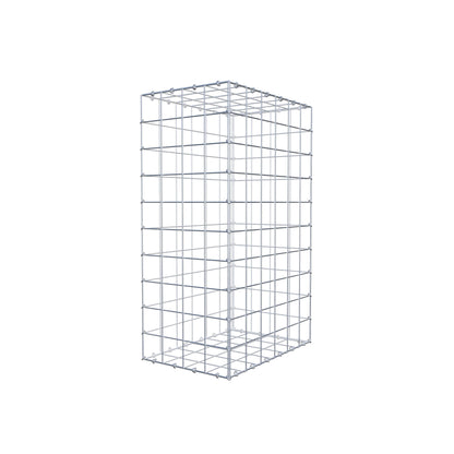 Gabion 100 cm x 60 cm x 40 cm (L x H x D), maskestørrelse 10 cm x 10 cm, C-ring