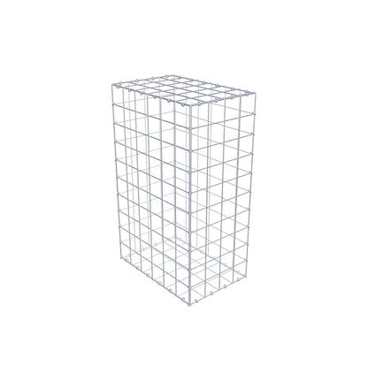 Gabion 100 cm x 60 cm x 40 cm (L x H x D), maskestørrelse 10 cm x 10 cm, C-ring
