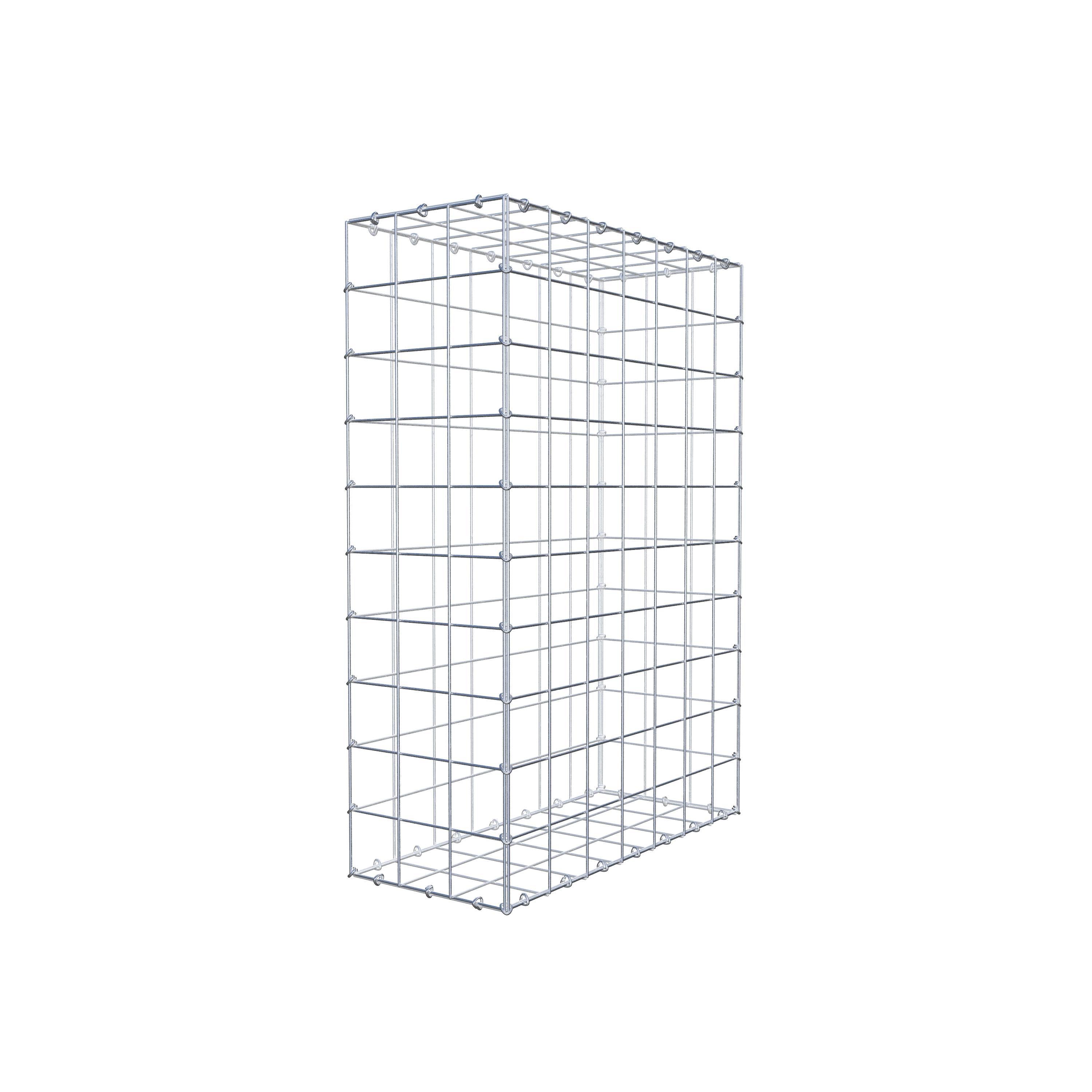 Gabion 100 cm x 70 cm x 30 cm (L x H x D), maskestørrelse 10 cm x 10 cm, C-ring