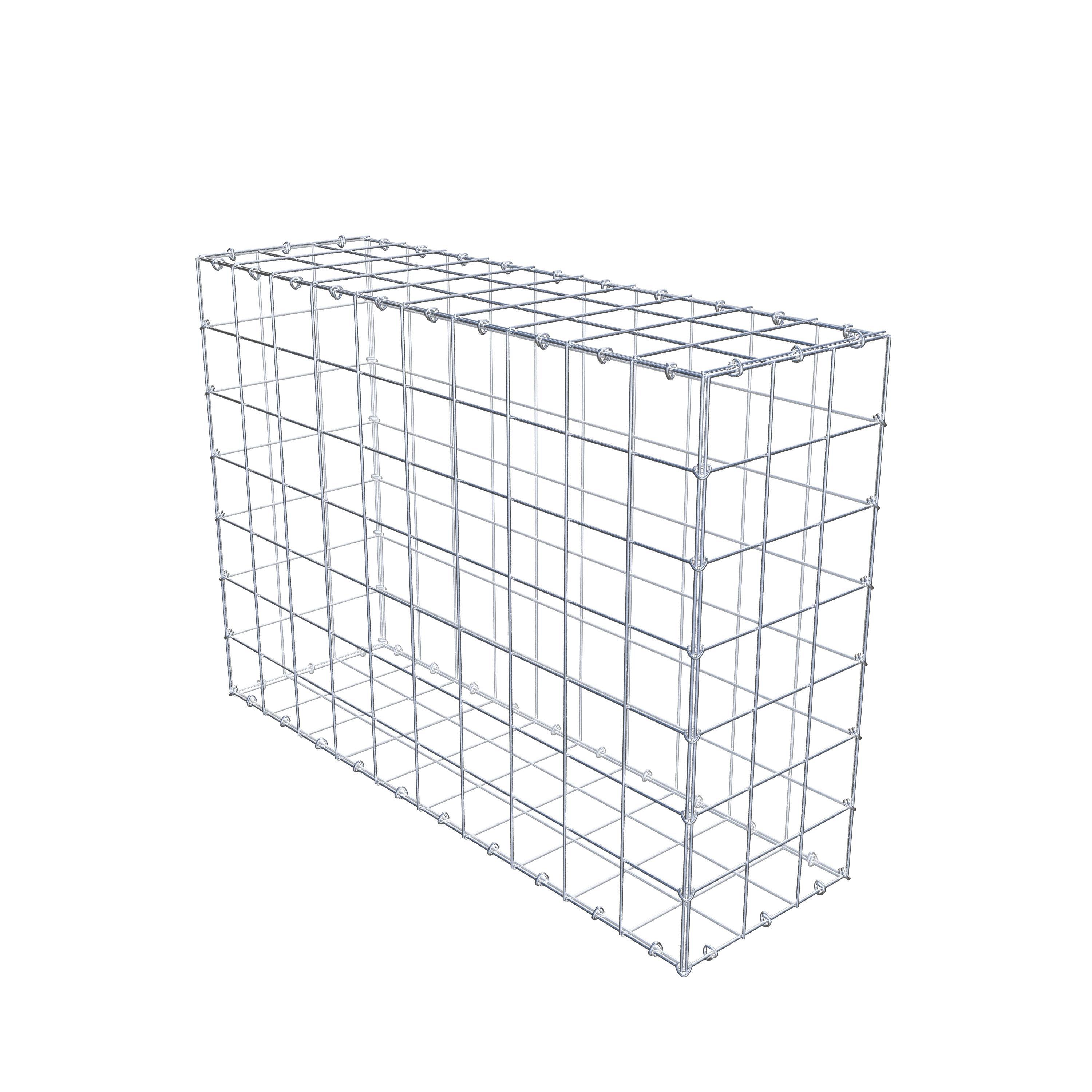 Gabion 100 cm x 70 cm x 30 cm (L x H x D), maskestørrelse 10 cm x 10 cm, C-ring