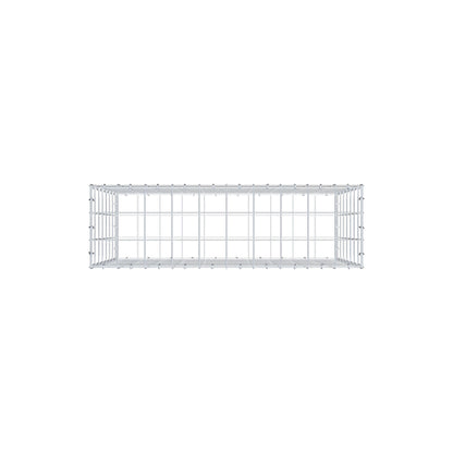 Gabbione 100 cm x 70 cm x 30 cm (L x H x P), maglia 10 cm x 10 cm, anello a C
