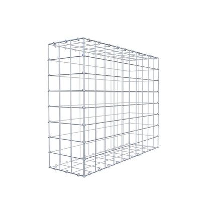 Gabion 100 cm x 80 cm x 30 cm (L x H x D), maskestørrelse 10 cm x 10 cm, C-ring