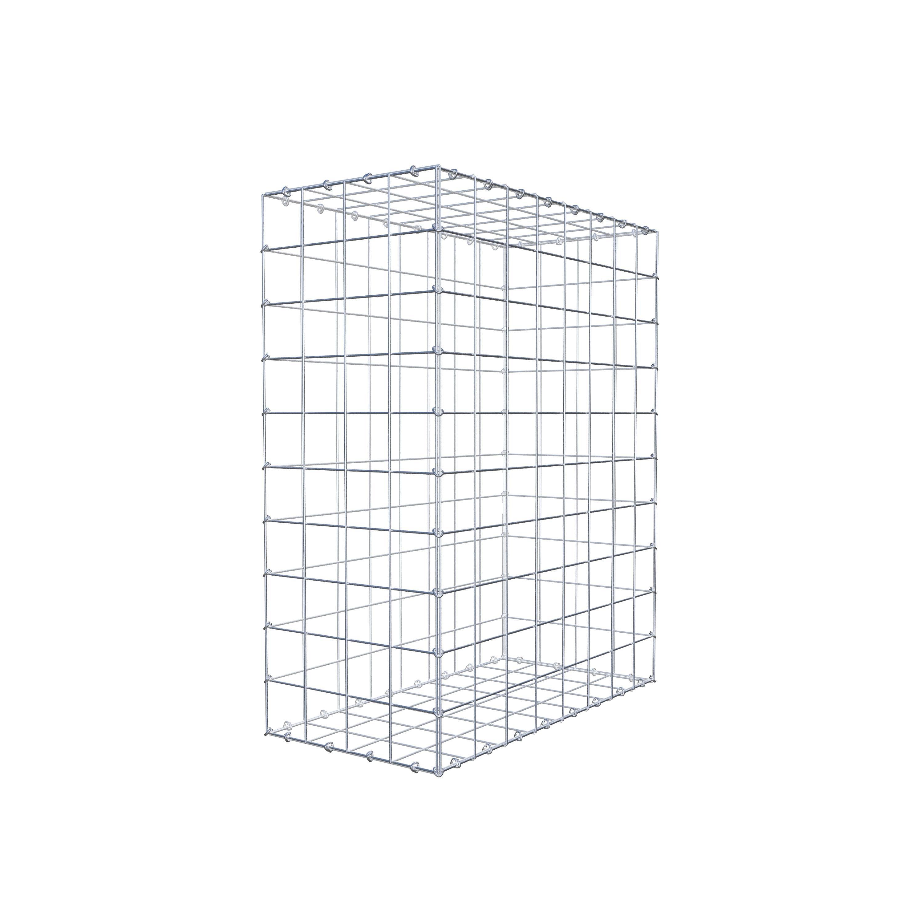 Gabion 100 cm x 80 cm x 40 cm (L x H x D), maskestørrelse 10 cm x 10 cm, C-ring