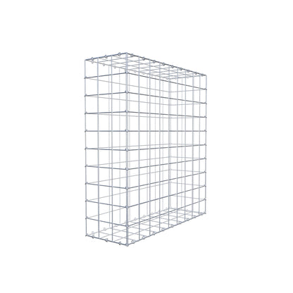 Gabion 100 cm x 90 cm x 30 cm (L x H x D), maskestørrelse 10 cm x 10 cm, C-ring