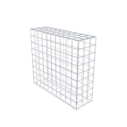 Gabion 100 cm x 90 cm x 30 cm (L x H x D), maskestørrelse 10 cm x 10 cm, C-ring