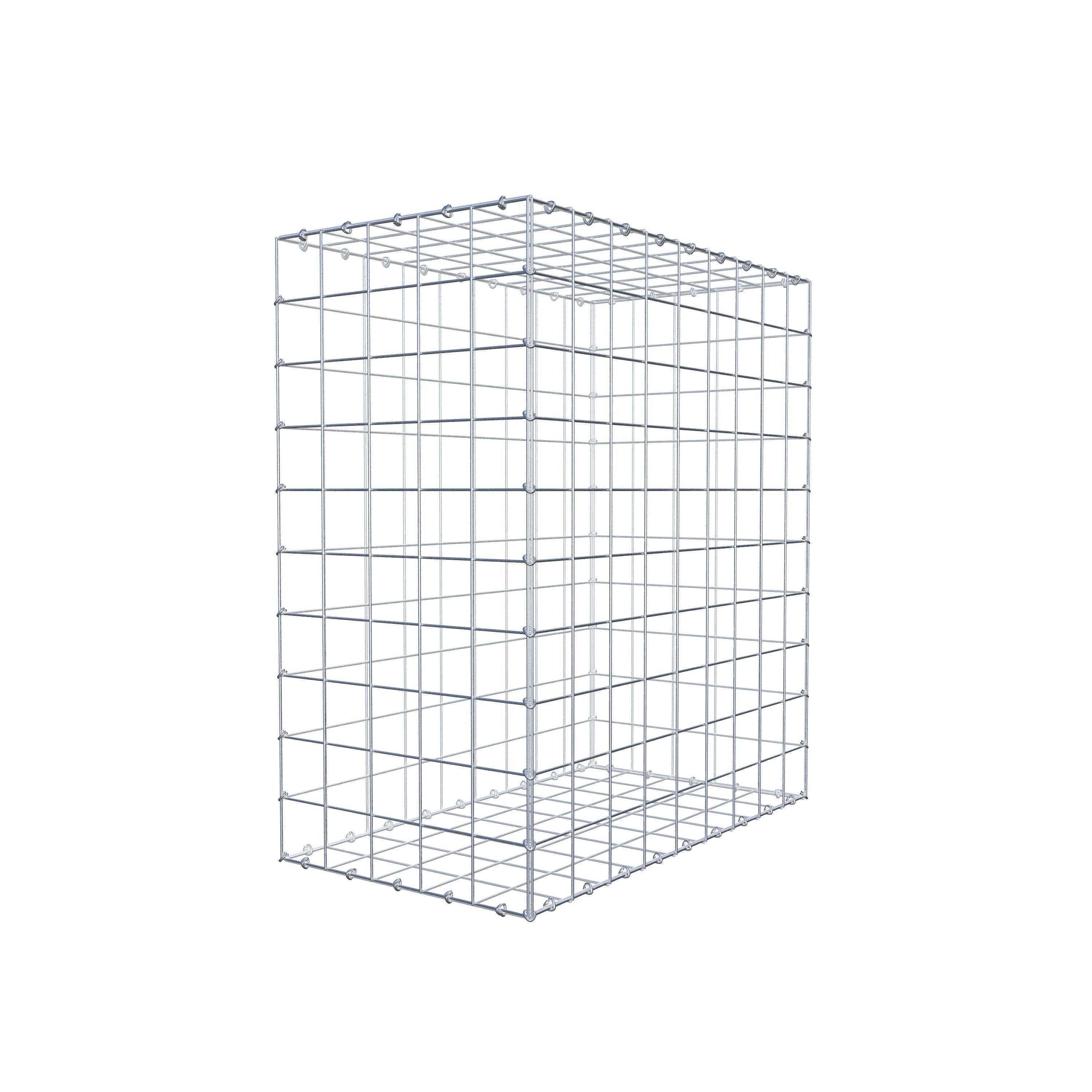 Gabion 100 cm x 90 cm x 50 cm (L x H x D), mesh size 10 cm x 10 cm, C-ring