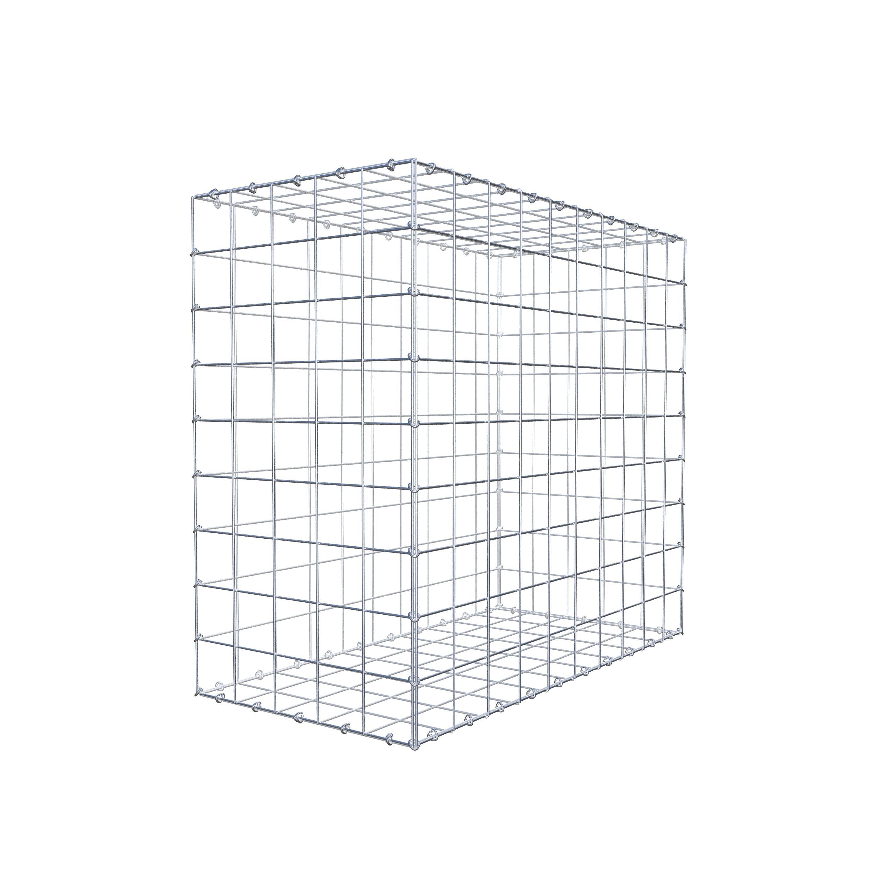 Gabion 100 cm x 90 cm x 50 cm (L x H x D), maskestørrelse 10 cm x 10 cm, C-ring