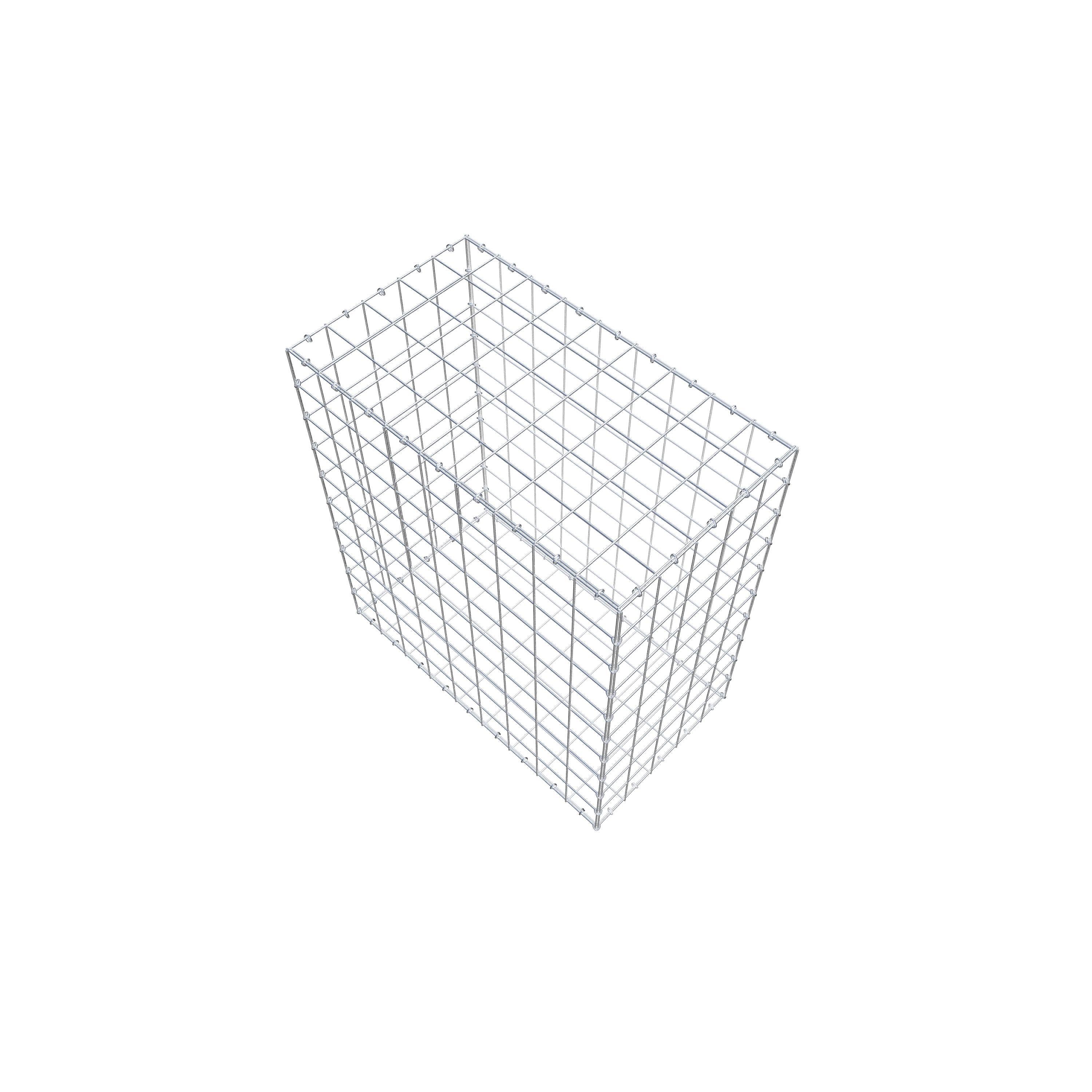 Gabion 100 cm x 90 cm x 50 cm (L x H x D), maskestørrelse 10 cm x 10 cm, C-ring