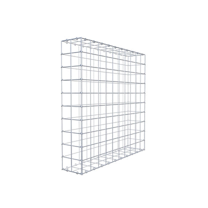 Gabion 100 cm x 100 cm x 20 cm (L x H x D), maskestørrelse 10 cm x 10 cm, C-ring