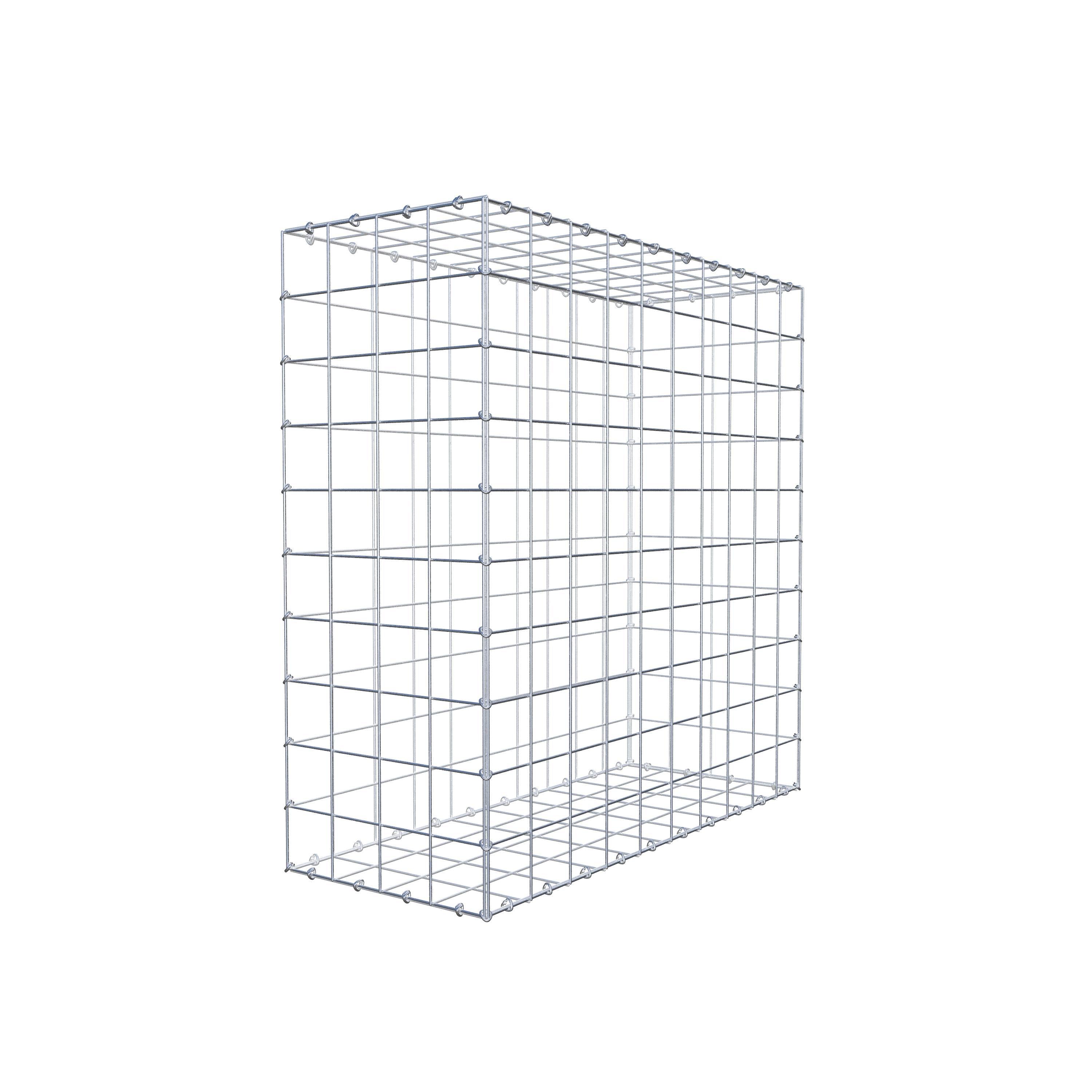 Gabion 100 cm x 100 cm x 40 cm (L x H x D), maskestørrelse 10 cm x 10 cm, C-ring