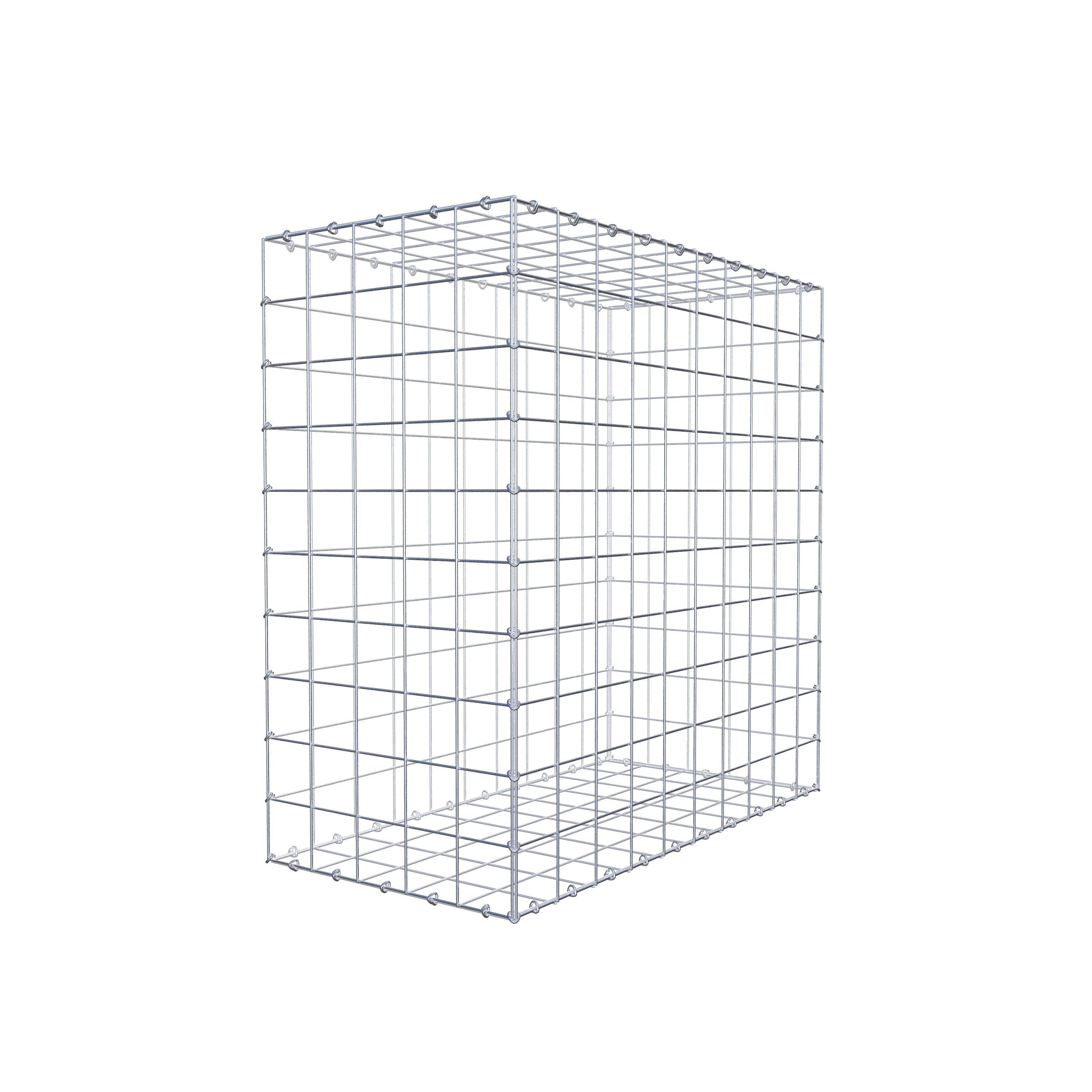 Gabion 100 cm x 100 cm x 50 cm (L x H x D), maskestørrelse 10 cm x 10 cm, C-ring