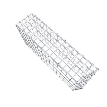 Mounted gabion type 3 80 cm x 40 cm x 20 cm (L x H x D), mesh size 5 cm x 10 cm, C-ring