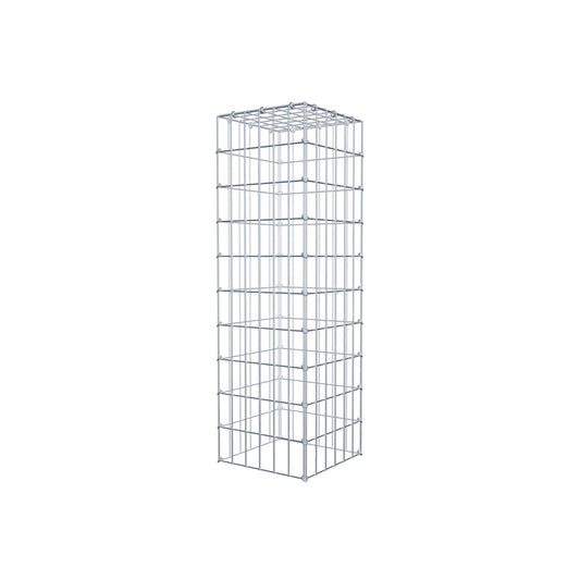 Typ 3 påbyggnadsgabion 100 cm x 30 cm x 30 cm (L x H x D), maskstorlek 5 cm x 10 cm, C-ring