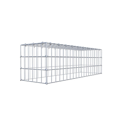 Fourche rapportée type 3 100 cm x 30 cm x 30 cm (L x H x P), mailles 5 cm x 10 cm, anneau C