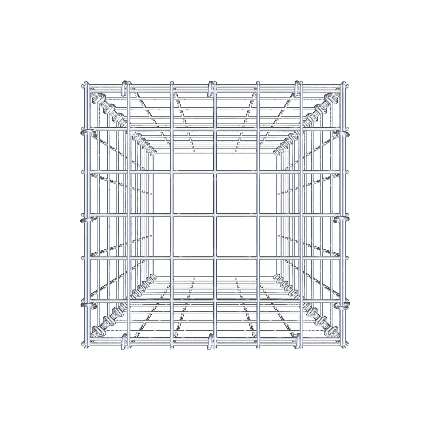 Fourche rapportée type 3 100 cm x 30 cm x 30 cm (L x H x P), mailles 5 cm x 10 cm, anneau C