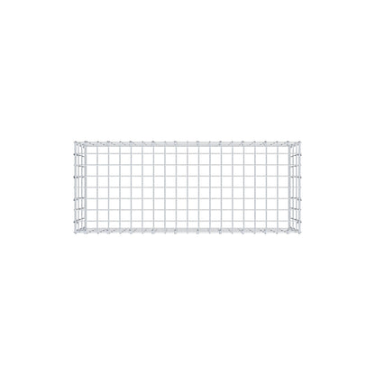 Typ 3 påbyggnadsgabion 100 cm x 30 cm x 40 cm (L x H x D), maskstorlek 5 cm x 10 cm, C-ring