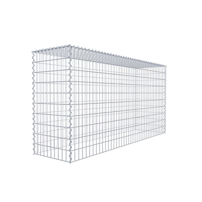 Anbaugabione Typ 3 200 cm x 100 cm x 50 cm (L x H x T), Maschenweite 5 cm x 10 cm, Spirale