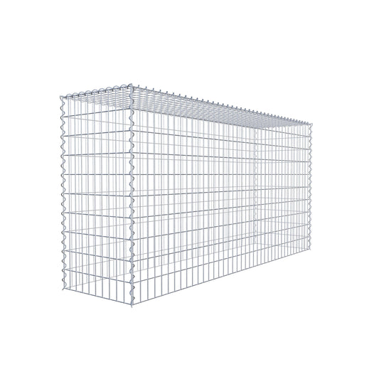 Gavión adicional tipo 3 200 cm x 100 cm x 50 cm (L x A x P), malla 5 cm x 10 cm, en espiral