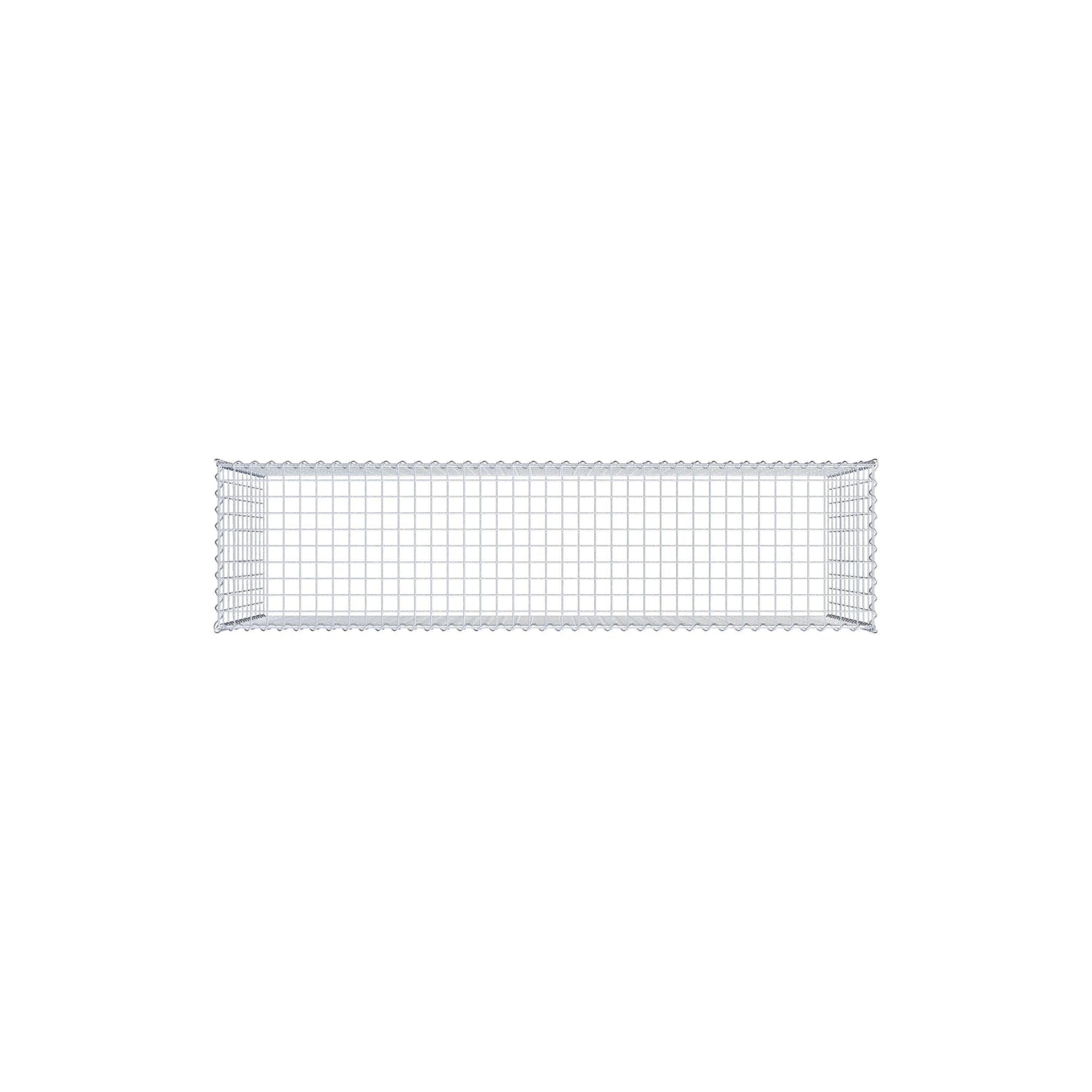 Anbaugabione Typ 3 200 cm x 100 cm x 50 cm (L x H x T), Maschenweite 5 cm x 10 cm, Spirale