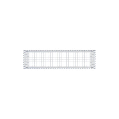 Anbaugabione Typ 3 200 cm x 100 cm x 50 cm (L x H x T), Maschenweite 5 cm x 10 cm, Spirale