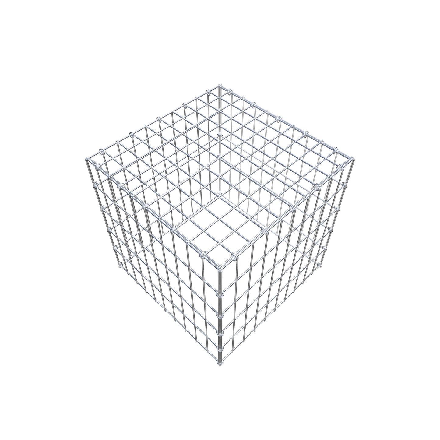 Gavión adicional tipo 3 50 cm x 50 cm x 50 cm (L x A x P), malla 5 cm x 10 cm, anillo en C