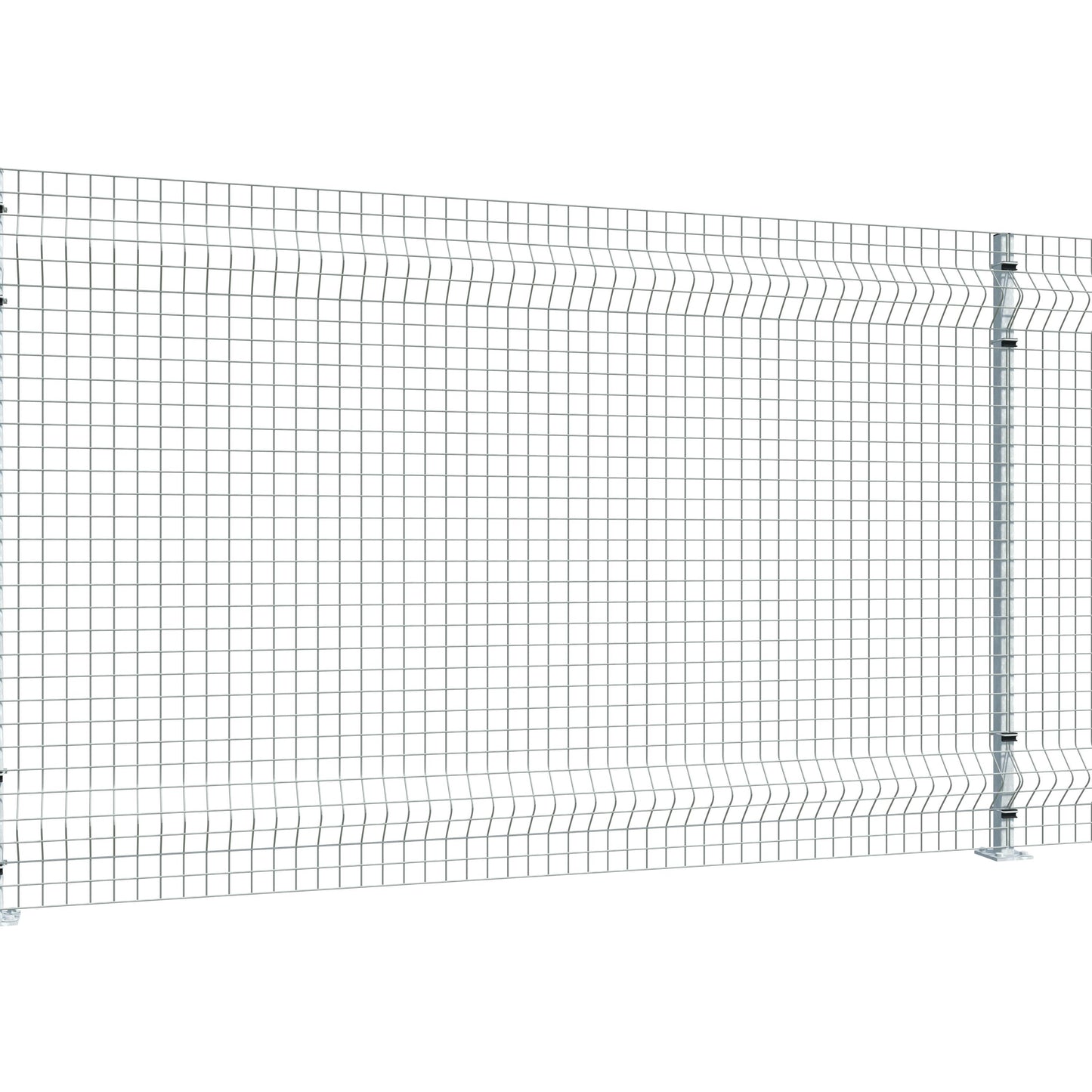 Gittermattenzaun zum Aufdübeln, Maschenweite 5 x 5 cm, bis 25 m