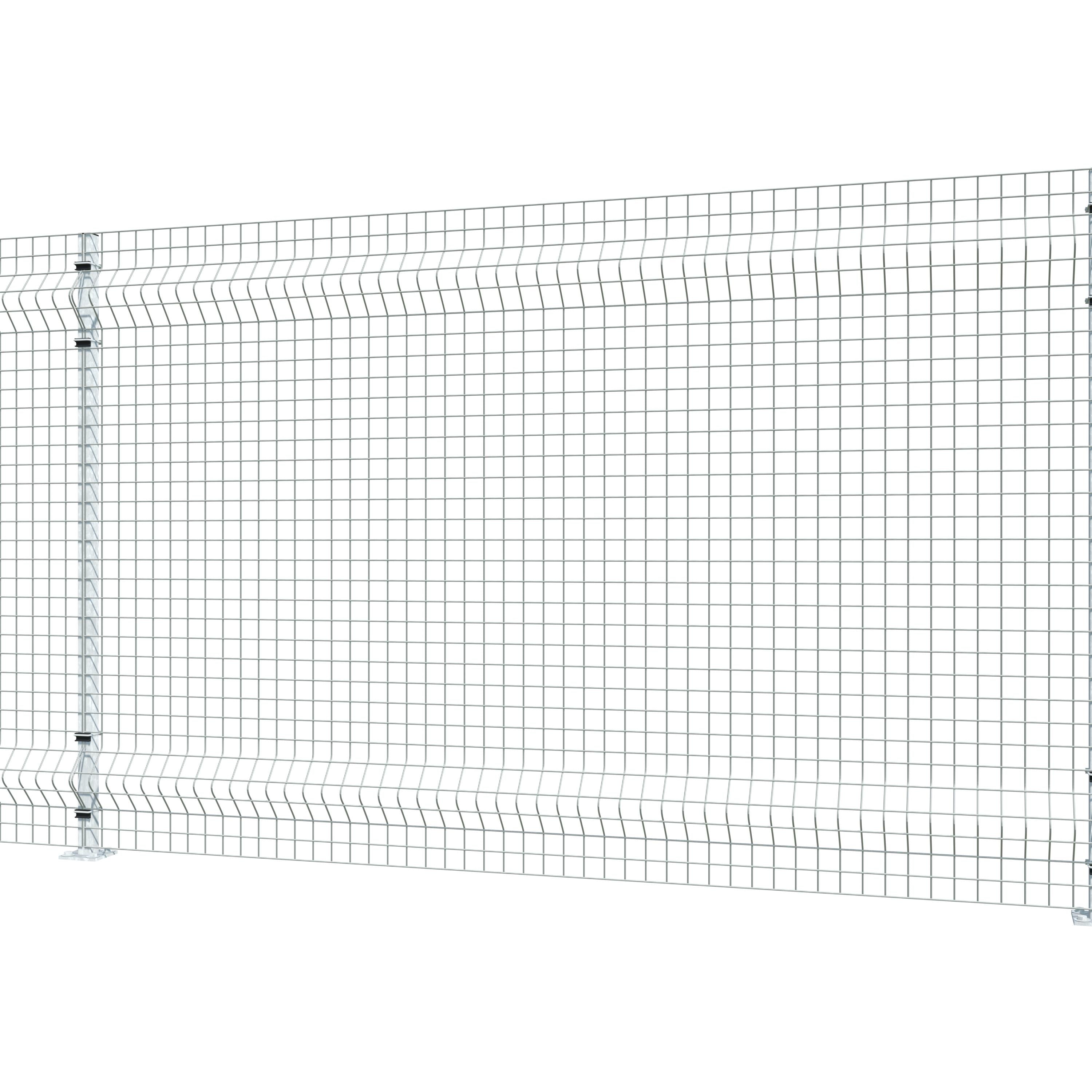 Gittermattenzaun zum Aufdübeln, Maschenweite 5 x 5 cm, bis 25 m