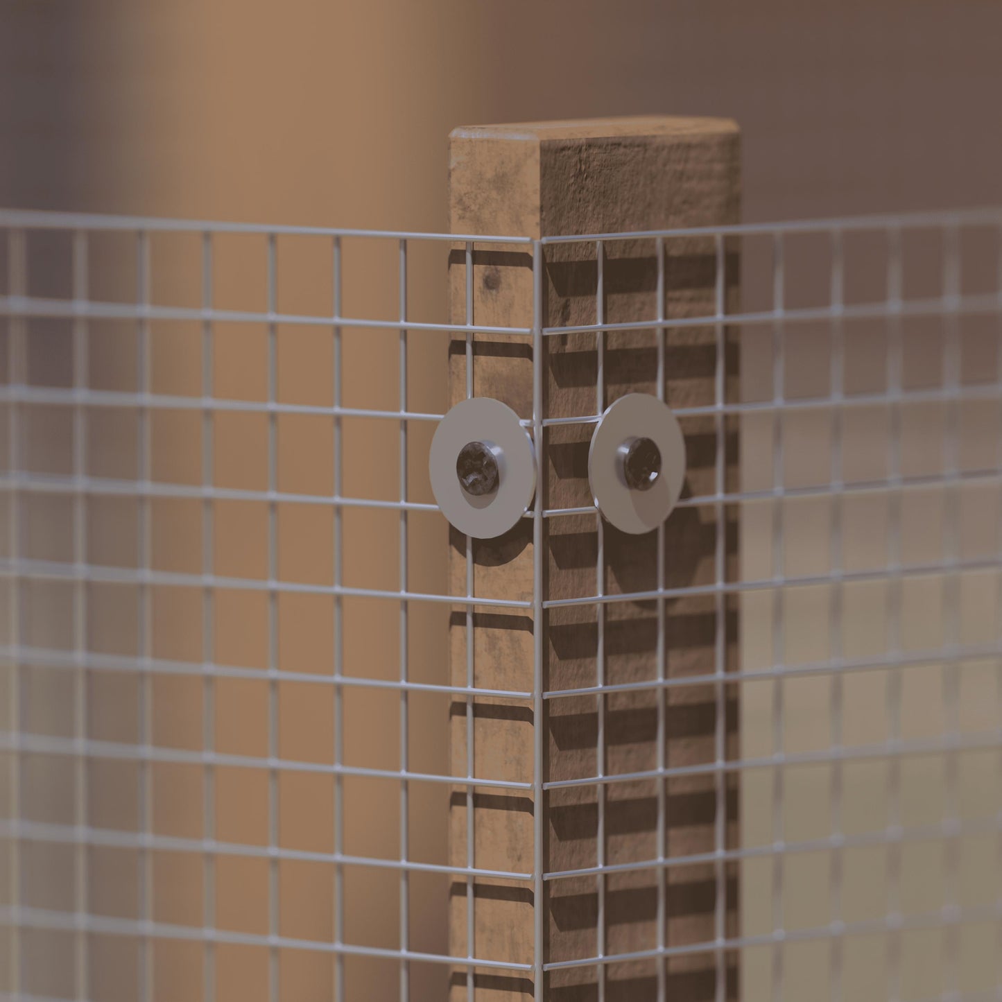 4er Set Drahtgitter je 2 x 1 m, Maschenweite 25 x 25 mm - für Volieren, Gehege, Garten & DIY