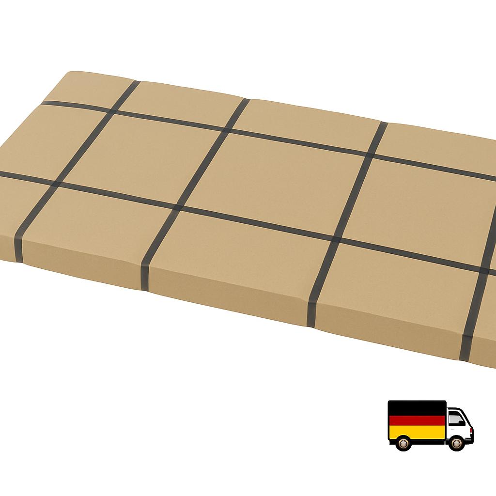 Raised bed round, outer diameter 292 cm, height 80 cm, mesh size 5 x 5 cm, wall thickness 15 cm