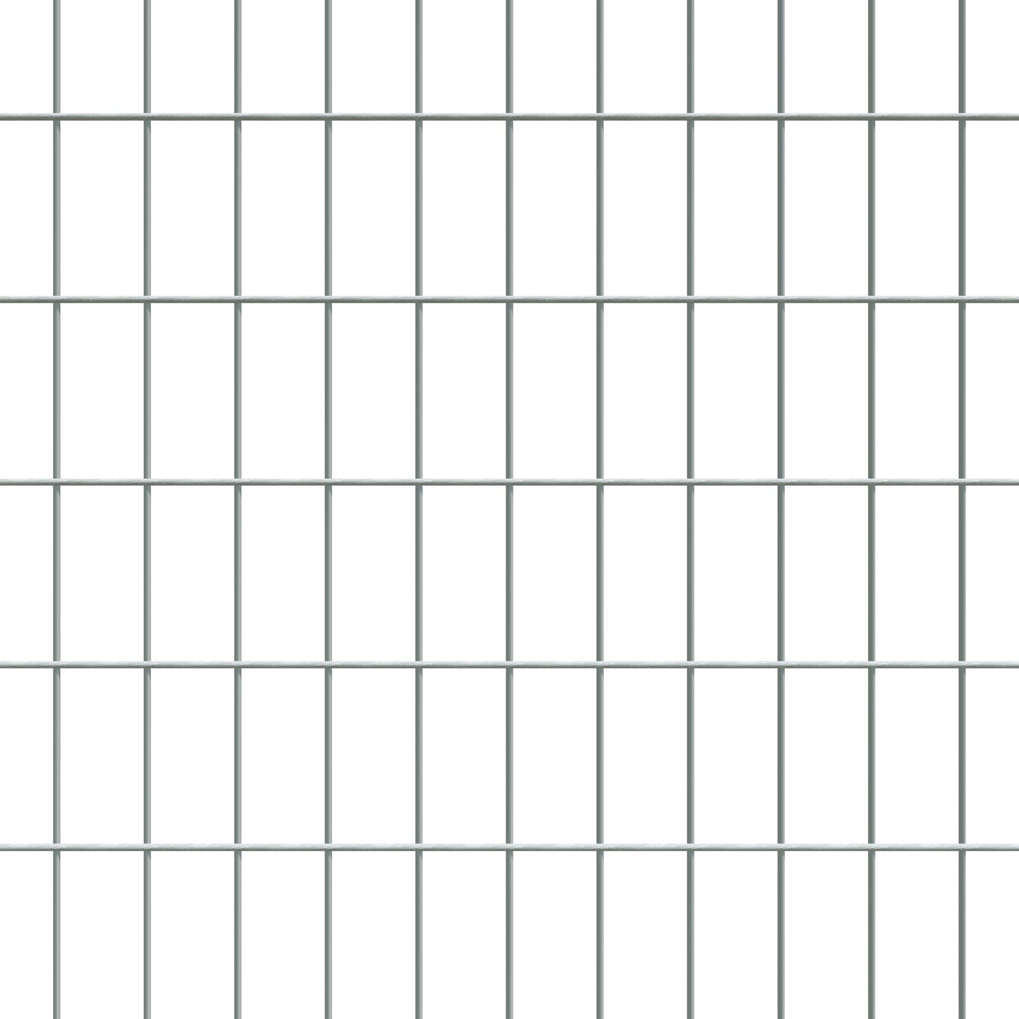 Gittermattenzaun zum Aufdübeln, Maschenweite 5 x 10 cm, bis 50 m