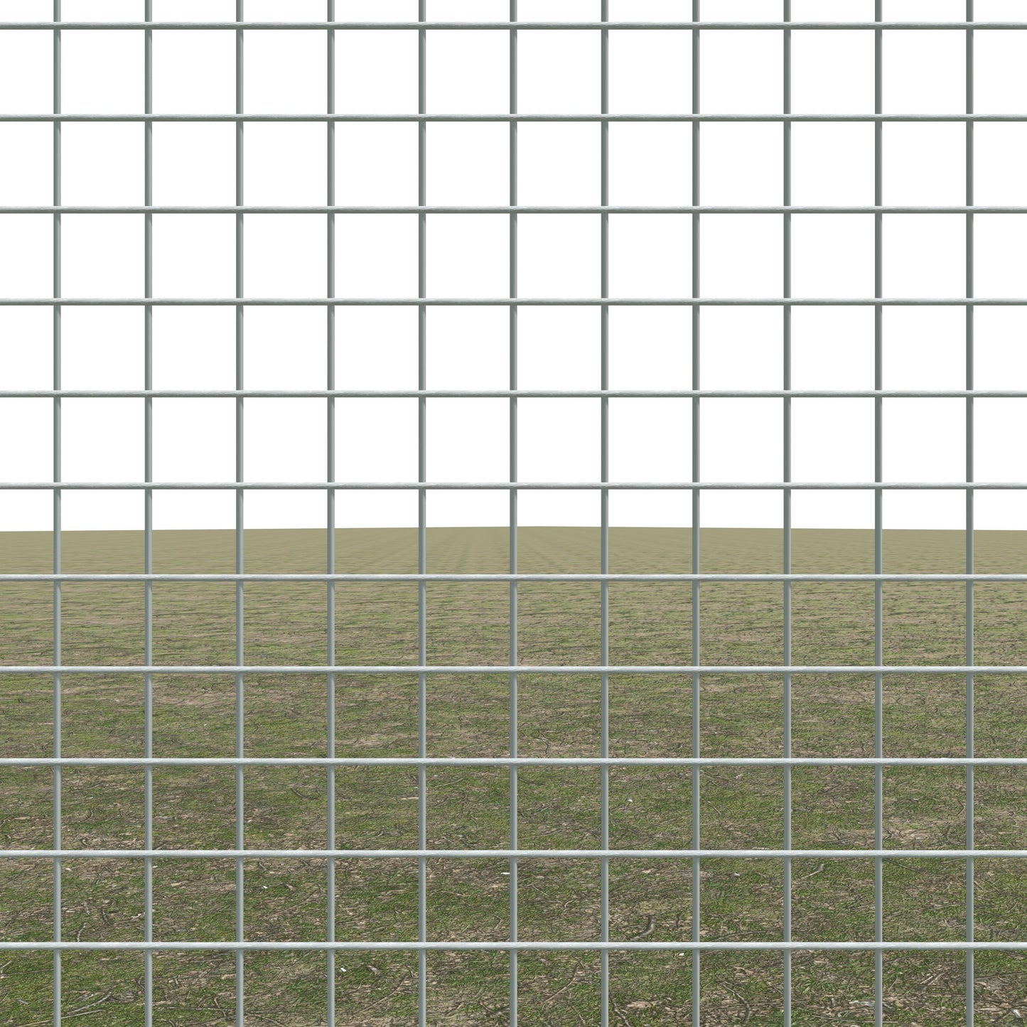 Gittermattenzaun zum Einbetonieren, Maschenweite 5 x 5 cm, bis 25 m