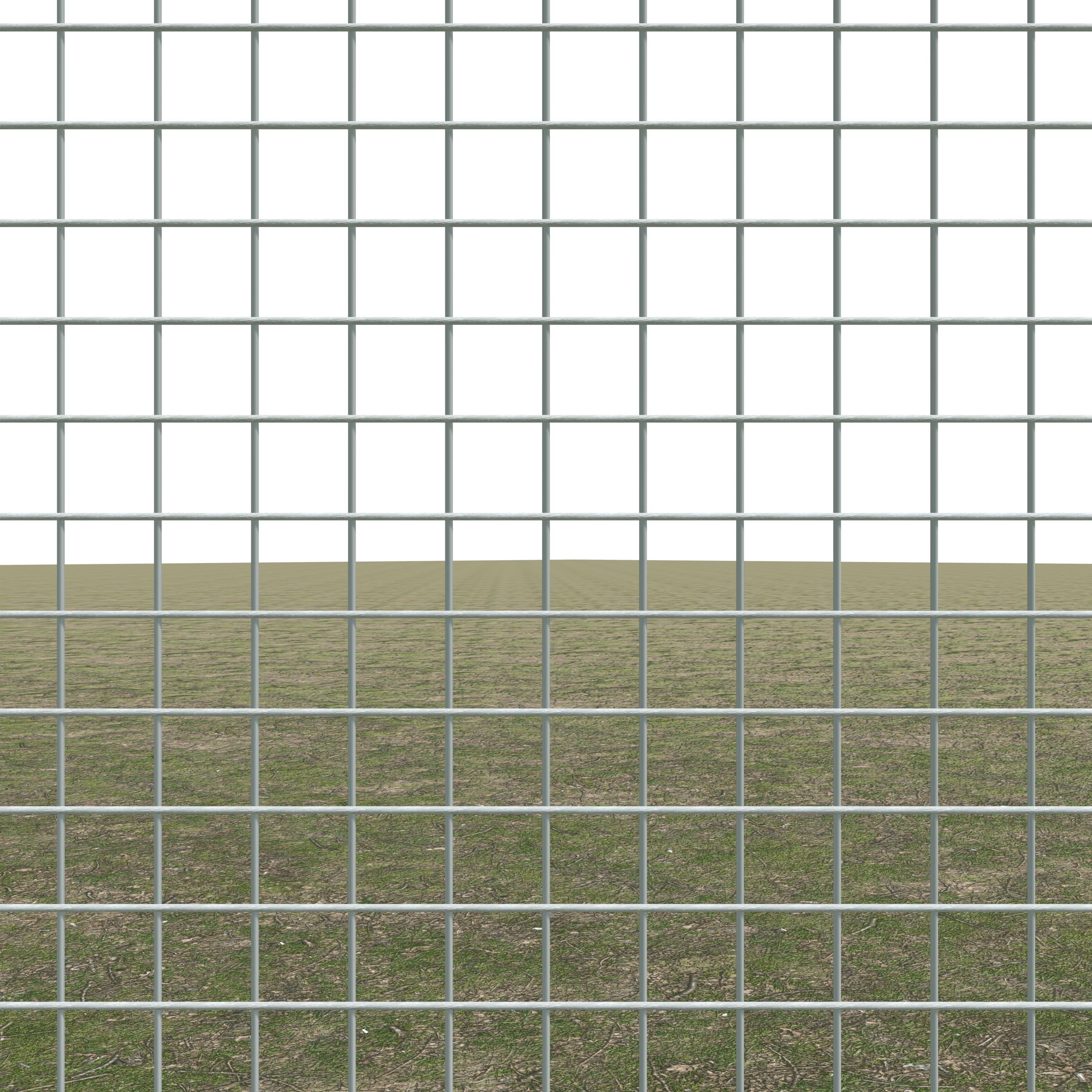 Gittermattenzaun zum Einbetonieren, Maschenweite 5 x 5 cm, bis 25 m