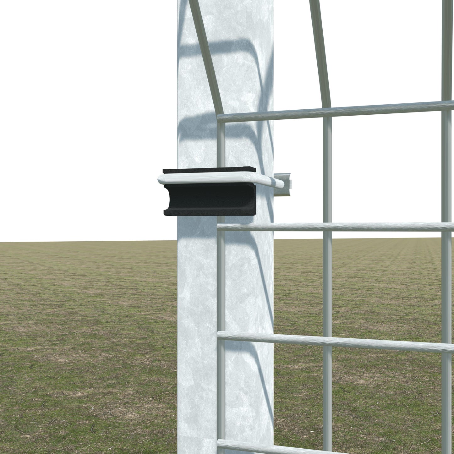 Gittermattenzaun zum Einbetonieren, Maschenweite 5 x 5 cm, bis 50 m