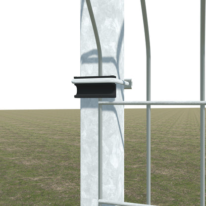 Gittermattenzaun zum Einbetonieren, Maschenweite 5 x 10 cm, bis 25 m