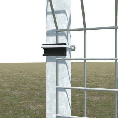 Gittermattenzaun zum Einbetonieren, Maschenweite 5 x 5 cm, bis 25 m