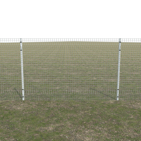 Gittermattenzaun zum Einbetonieren, Maschenweite 5 x 5 cm, bis 25 m