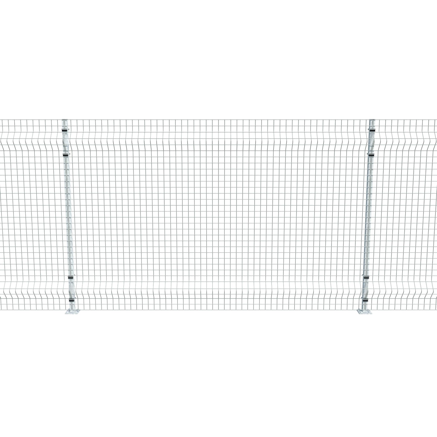 Gittermattenzaun zum Aufdübeln, Maschenweite 5 x 5 cm, bis 50 m
